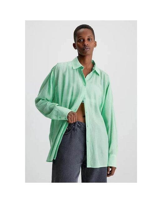 Calvin Klein Green Shirts
