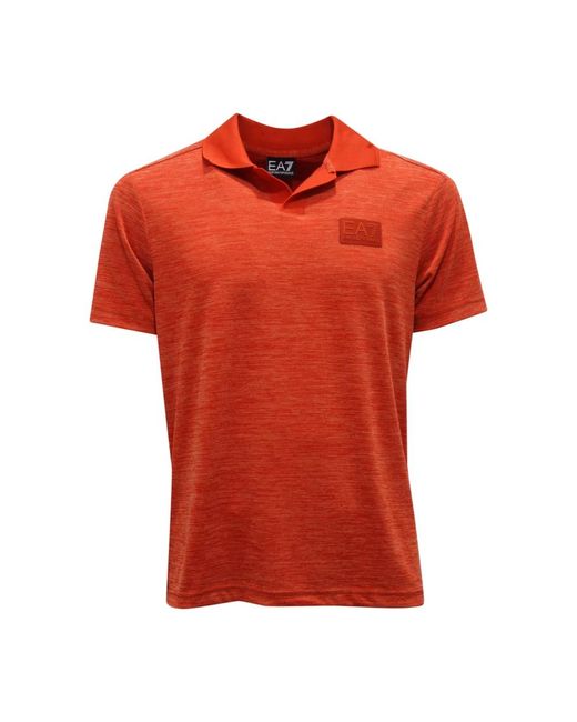 Armani Men's Red Polo Shirts
