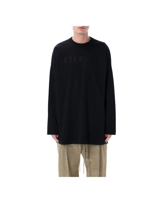 Fear Of God Black Long Sleeve Tops for men