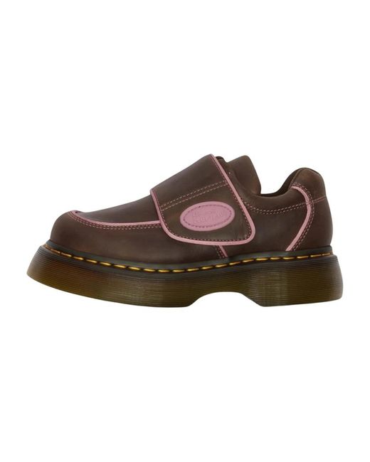 Dr. Martens Brown Flat Shoes