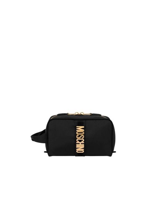 Moschino Black Toilet Bags
