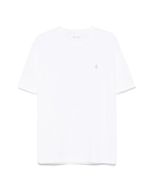 Samsøe & Samsøe Tops ,Wit ,Witte Wandering T-Shirt in het White