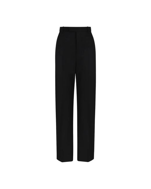 McQueen Black Wide Trousers