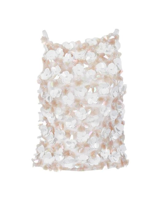 P.A.R.O.S.H. Blusa in het White