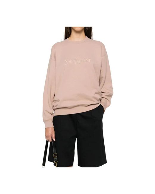 Saint Laurent Pink Sweatshirts