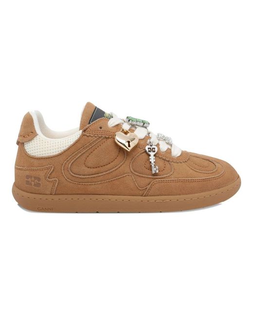 Ganni Brown Sneakers for men