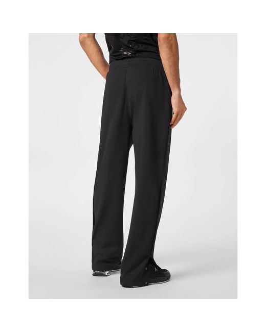Philipp Plein Fitness ,Zwart ,Polyester Joggingbroek in het Black voor heren