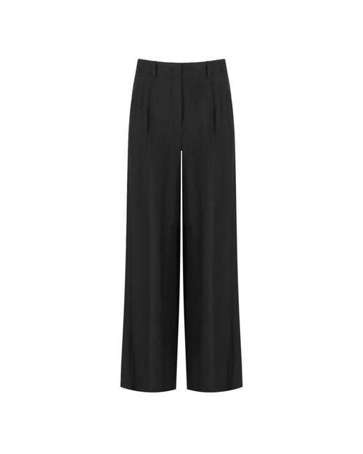 Wide Trousers Weekend by Maxmara en coloris Black