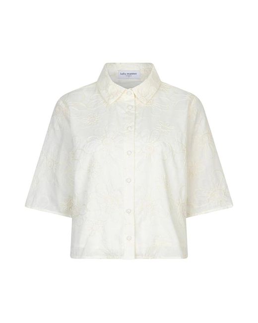 Lofty Manner Blouse Fae in het White