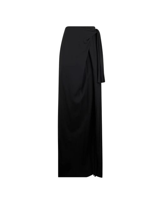 Alberta Ferretti Lange Rok in het Black