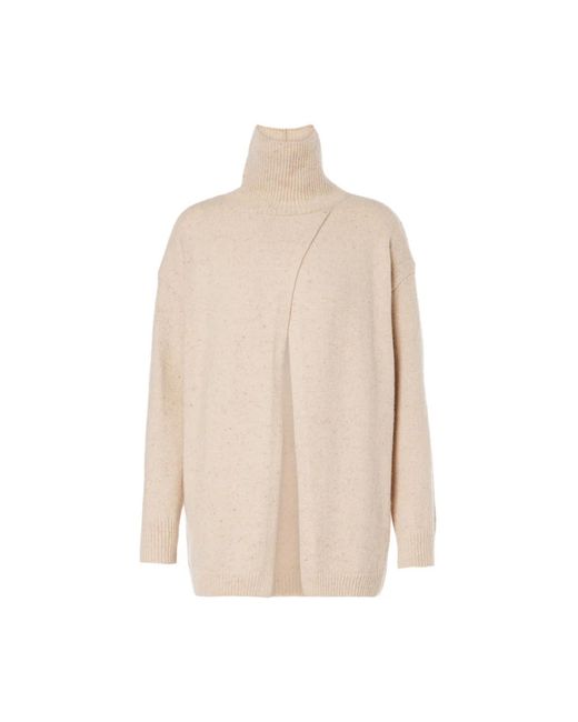 Max Mara Turtlenecks in het Natural