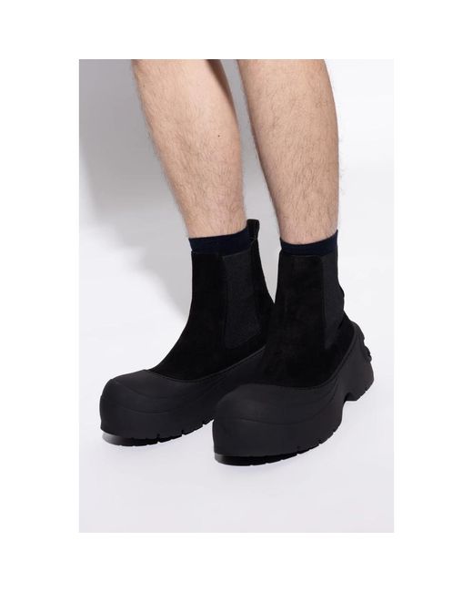 DIESEL Black Chelsea Boots for men