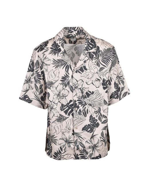 Eleventy Gray Short Sleeve Shirts for men