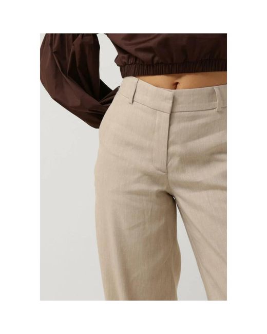 Fiveunits Wijde Broek in het Natural