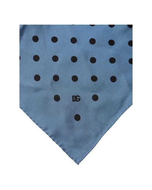 Dolce & Gabbana Einstecktuch in Blue für Herren