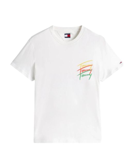 T-Shirts di Tommy Hilfiger in White da Uomo