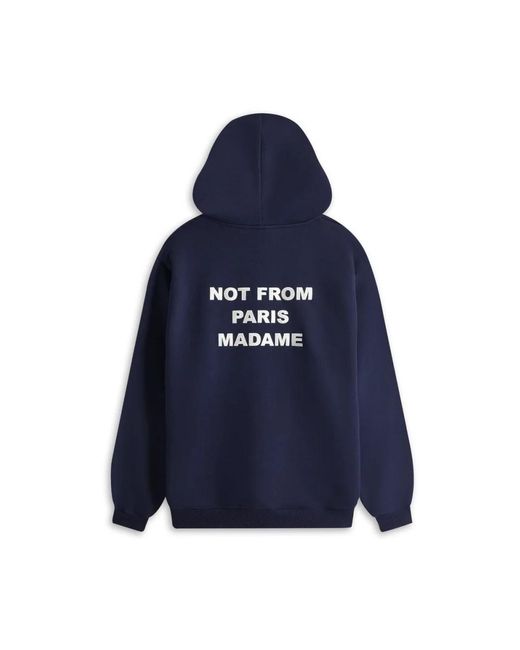 Drole de Monsieur Blue Hoodies for men