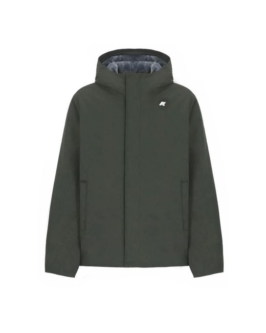 K-Way Jassen ,Groen ,Polyester Jacko Marmotta Jacket in het Green voor heren