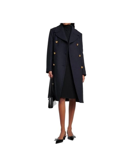 Prada Black Double-Breasted Coats