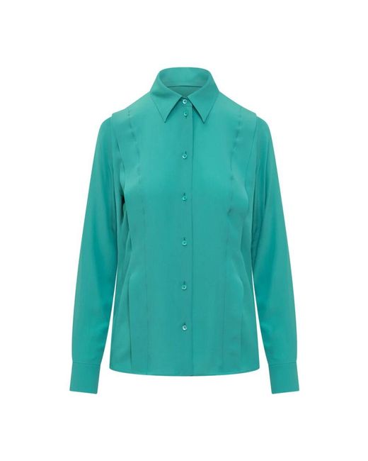 Rochas Green Klassisches hemd ls