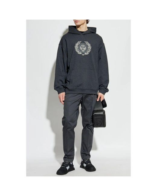 Hoodies di Dolce & Gabbana in Blue da Uomo