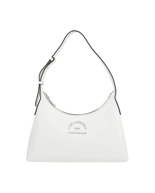 Karl Lagerfeld Handbags in White | Lyst