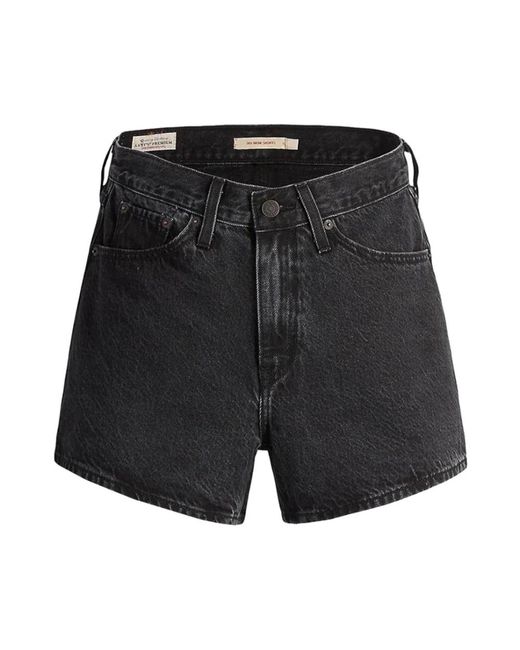 Shorts de mezclilla inspirados en el pasado Levi's de color Black