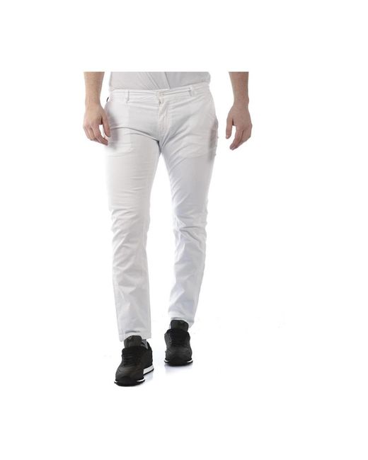 Daniele Alessandrini Gray Chinos for men
