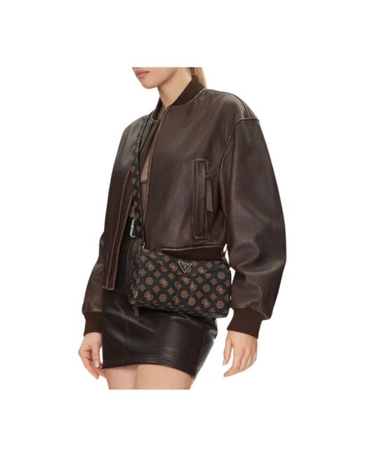 Guess Black Stilvolle Crossbody-Tasche