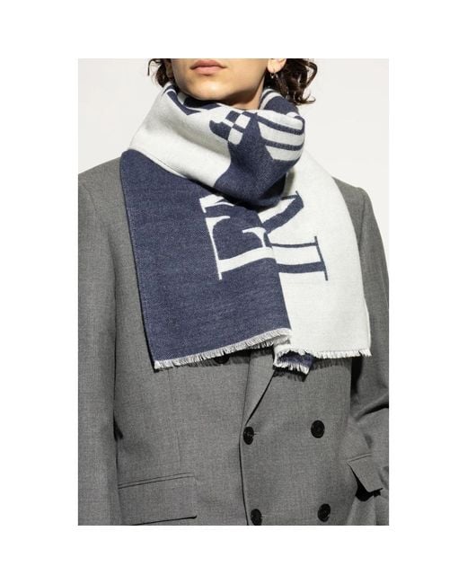 Emporio Armani Blue Scarves for men