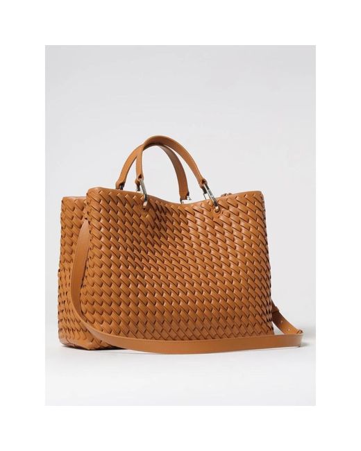Emporio Armani Tote Bags in het Brown