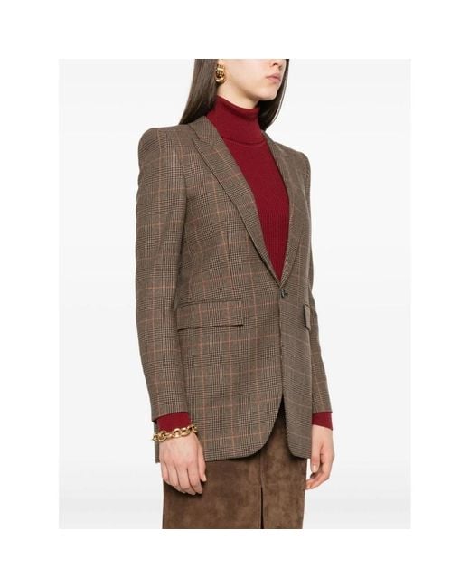 Saint Laurent Brown Blazers