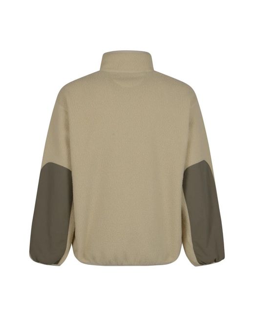 Maison Kitsuné Hoodies & Sweatvesten ,Polyester Casual Fleece Jacket in het Green voor heren