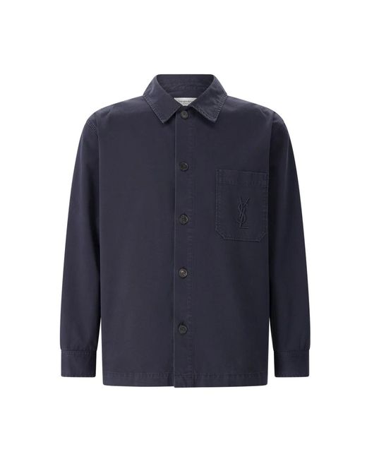 Saint Laurent Blue Casual Shirts for men