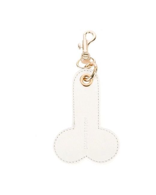 J.W. Anderson Weißer Phallischer Schlüsselanhänger in White für Herren
