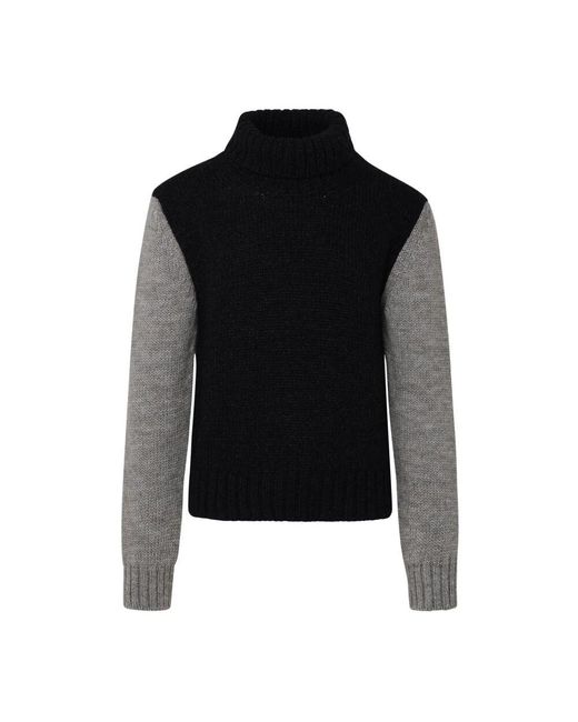 Dolce & Gabbana Black Turtlenecks for men