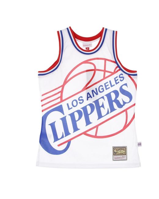 Mitchell & Ness Fitness ,Veelkleurig ,Polyester Nba Basketball Tank Top Hardwood Classics in het Blue voor heren