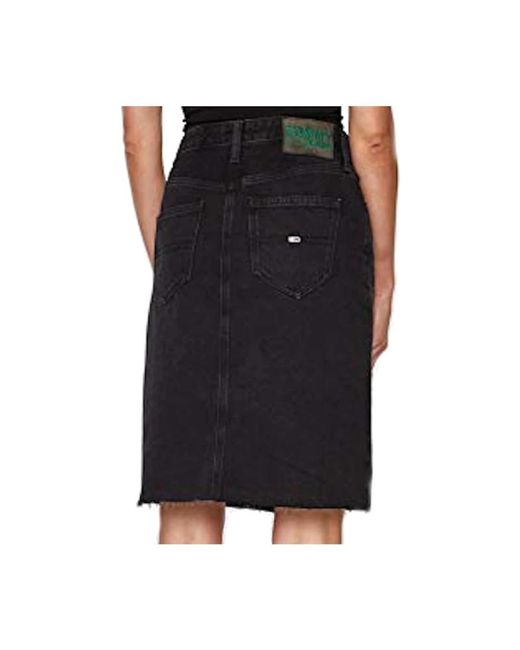 Tommy Hilfiger Black Denim Skirts