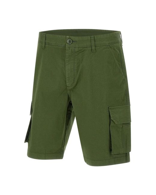 Sun 68 Green Casual Shorts for men