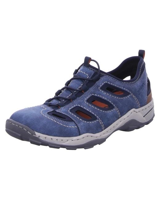 Rieker 08065 Slipper in Blue für Herren