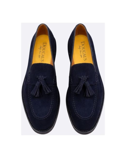 Doucal's Blue Loafers for men
