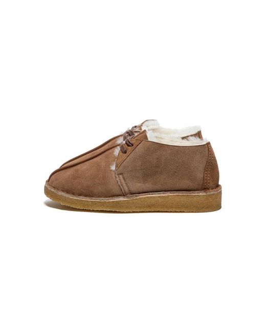 Clarks Schoenen ,Bruin ,Suède Originals Flats in het Brown