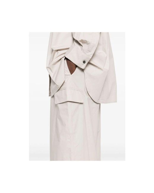REMAIN Birger Christensen Natural Hose mit kordelzug und elastischem bund