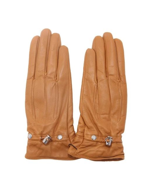 Piquadro Brown Gloves