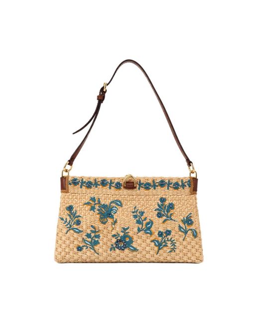 Etro Metallic Shoulder Bags