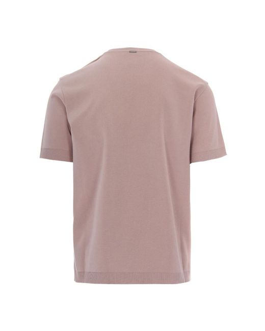 Herno Pink T-Shirts for men