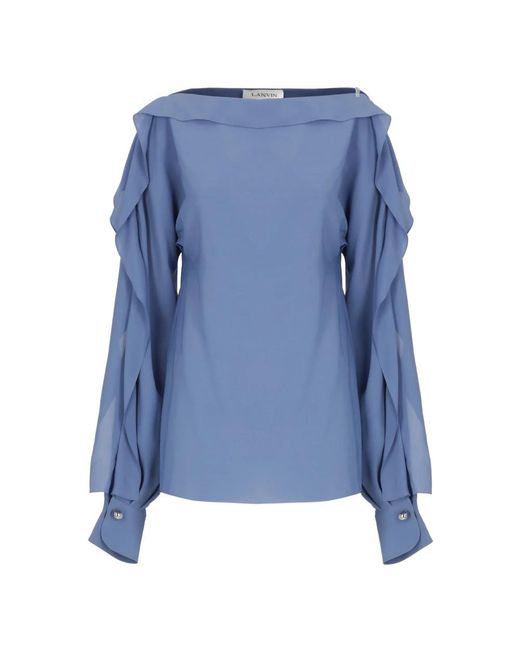 Blouses Lanvin de color Blue