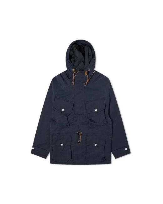 Nigel Cabourn Mountain Smock in het Blue voor heren