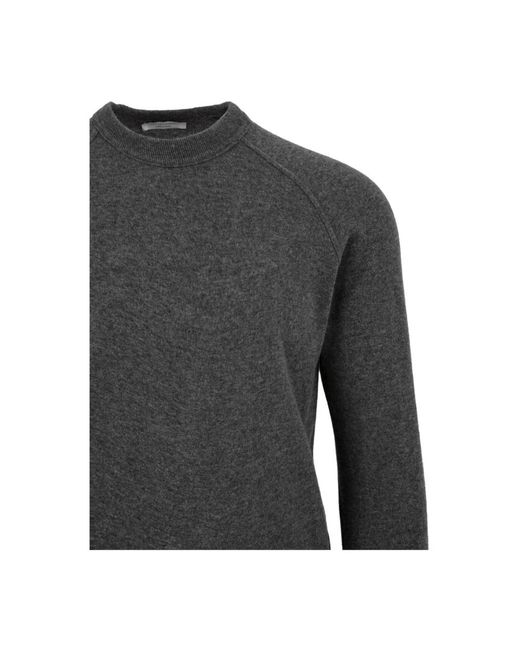 FILIPPO DE LAURENTIIS Gray Round-Neck Knitwear for men