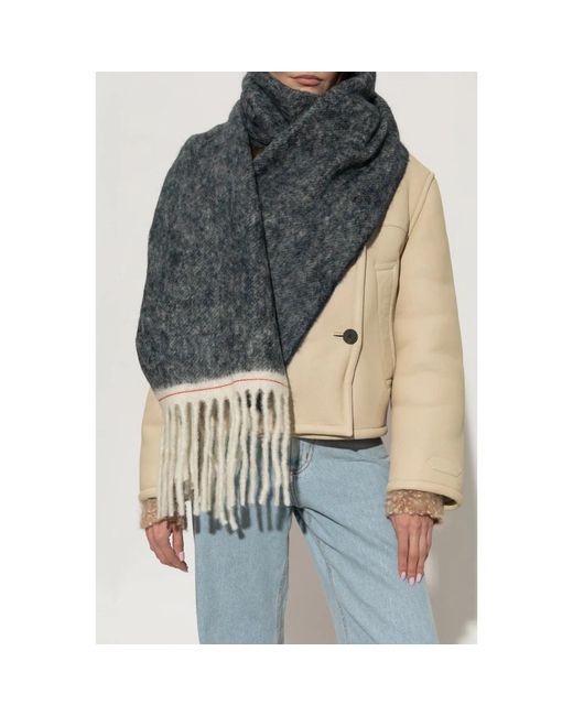 Jacquemus Blue Carro Scarf